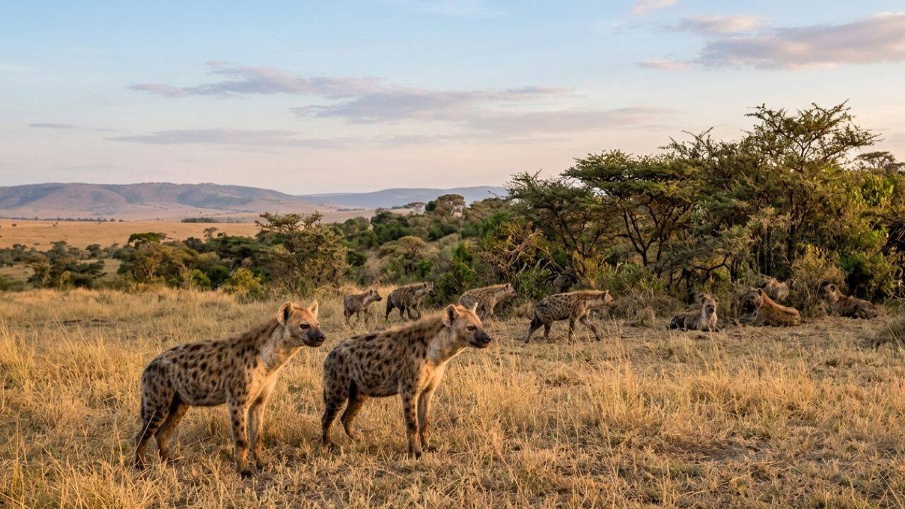 Scientists discover hyenas have a secret language of facial expressions and sounds that helps prevent fights from turning deadly