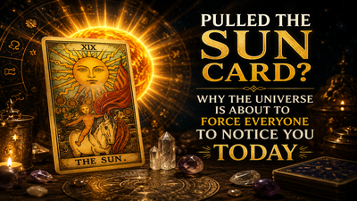 The Sun Tarot Card: Why the Universe Is Forcing Everyone to Notice You Right Now