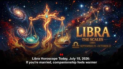 Libra Horoscope Today, July 15, 2026: If you’re married, companionship feels warmer