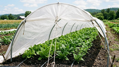 Japan scientists developed a fabric that blocks heat-producing infrared light while letting crops receive the sunlight they need for photosynthesis |