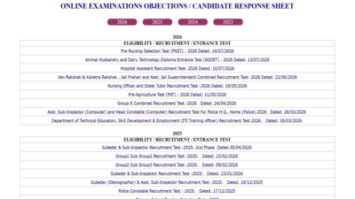 MP PNST answer key 2026 released at esb.mp.gov.in: Direct link to download here