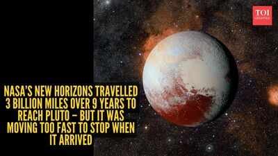 NASA’s New Horizons travelled 3 billion miles over 9 years to reach Pluto – but it was moving too fast to stop when it arrived