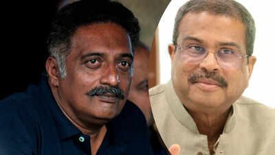 Prakash Raj: ‘Congratulations, My Dear Cockroaches’: Prakash Raj reacts to Dharmendra Pradhan’s resignation | Tamil Movie News