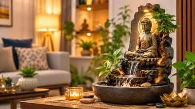 Vastu Tips: Where to place a small waterfall Buddha at home for positive energy