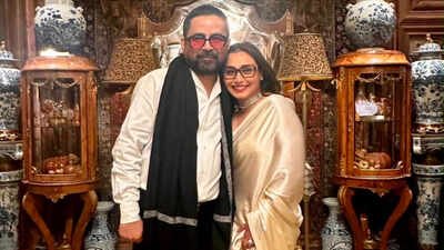 Rani Mukerji keeps it classic and lovely in a cream saree at Sabyasachi’s Delhi store launch