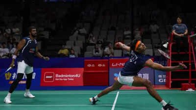 Satwiksairaj Rankireddy: Asian Games: Defending champions Satwiksairaj Rankireddy, Chirag Shetty suffer shock first-round exit | Asian Games 2026 News